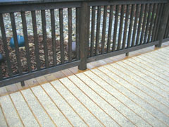 wooden decking