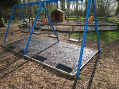 rubber bark playground surfacing